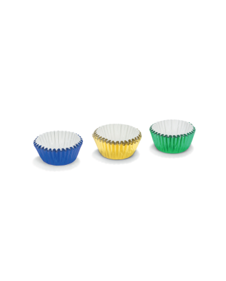 Set 75 forme pentru praline, hartie aluminizata, 2.5 cm - PATISSE